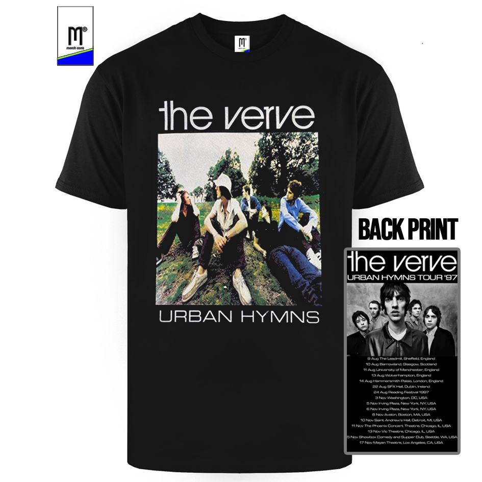Built Up The Verve Urban Hymns Tour 97 เสื้อยืดวงดนตรี