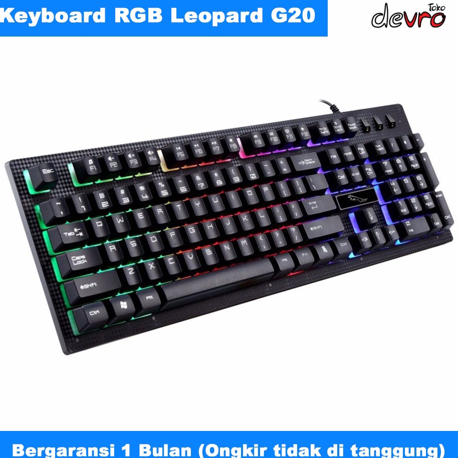 VIRAL Keyboard Leopard G2 Gaming Keyboard LED RGB