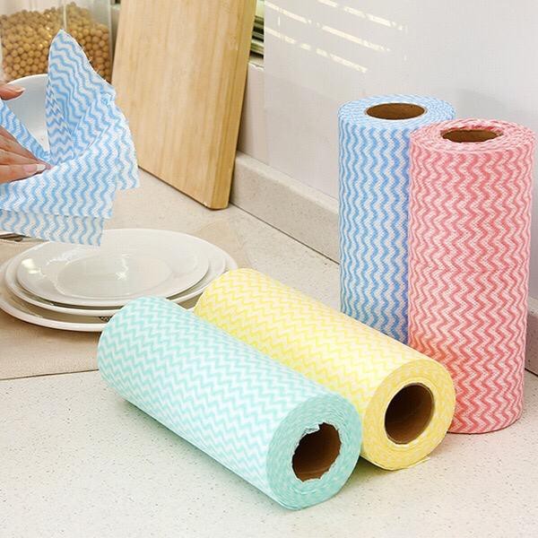TISSUE ROLL / MULTIPURPOSE KITCHEN CLEANING CLOTH NON-WOVEN KITCHEN TISSUE ROLL