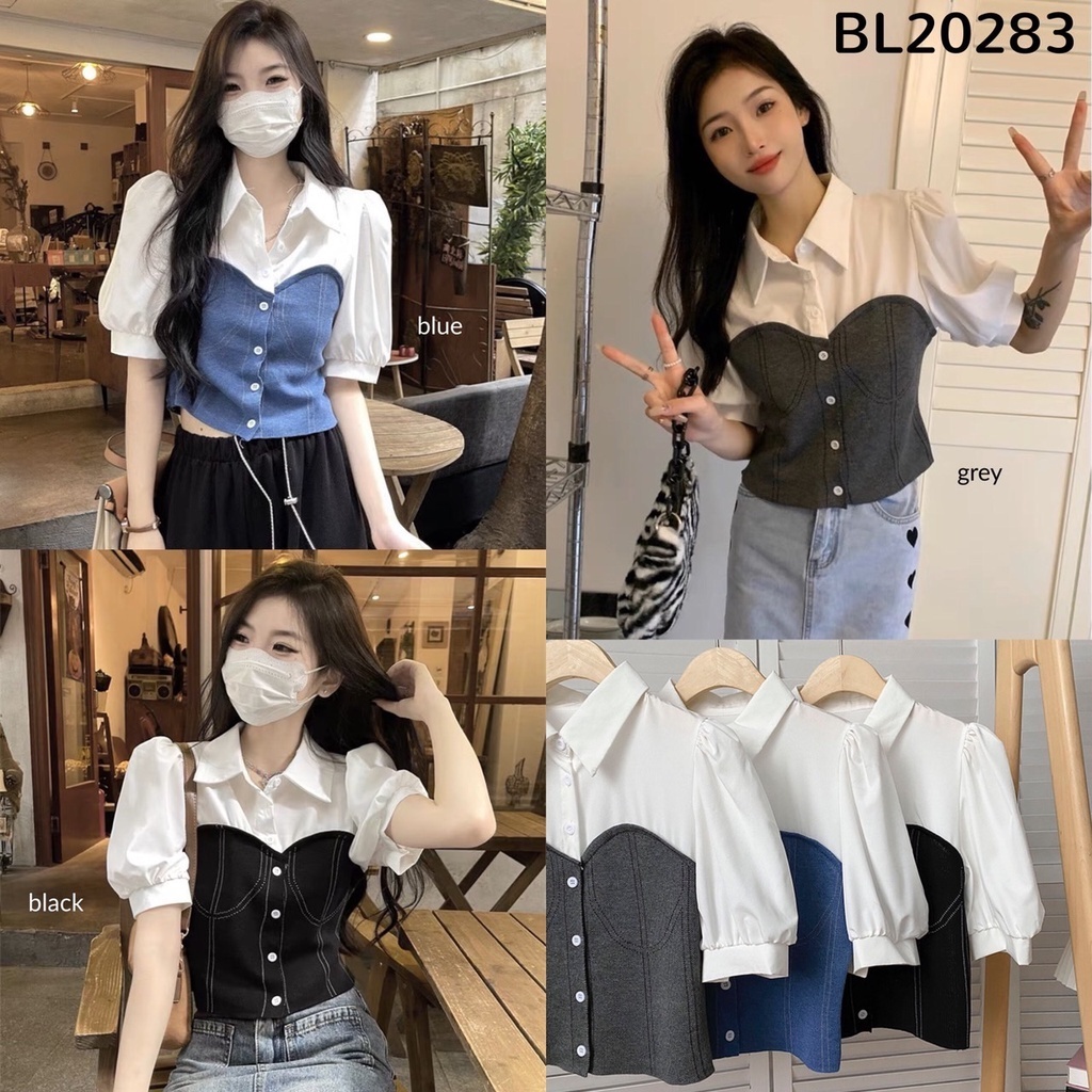 Dahyun 2in1 เสื้อถัก เสื้อสไตล์เกาหลี