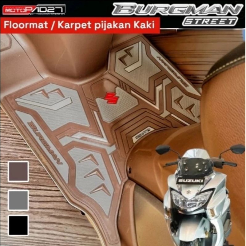 พรม Suzuki Burgman 125 สินค้าเดิม พักเท้ามอเตอร์ไซค์ Burgman พรีเมี่ยม New Burgman
