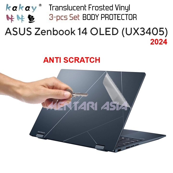 ฟิล์มกันรอยตัวเครื่อง ASUS ZenBook 14 OLED UX3405 2024 - KAKAY MATTE Vinyl