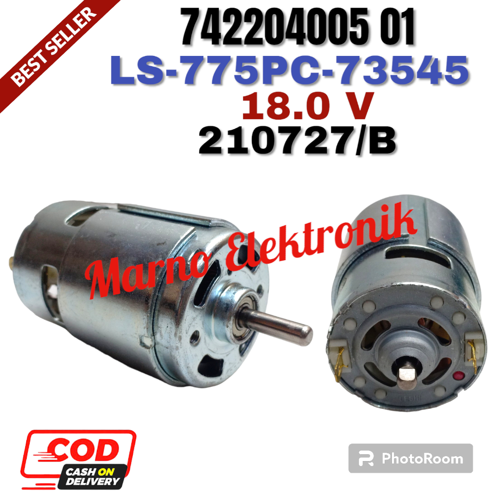 DYNAMO LS-775PC-73545 18.0 V 210727/B มอเตอร์ DC ดั้งเดิม DYNAMO