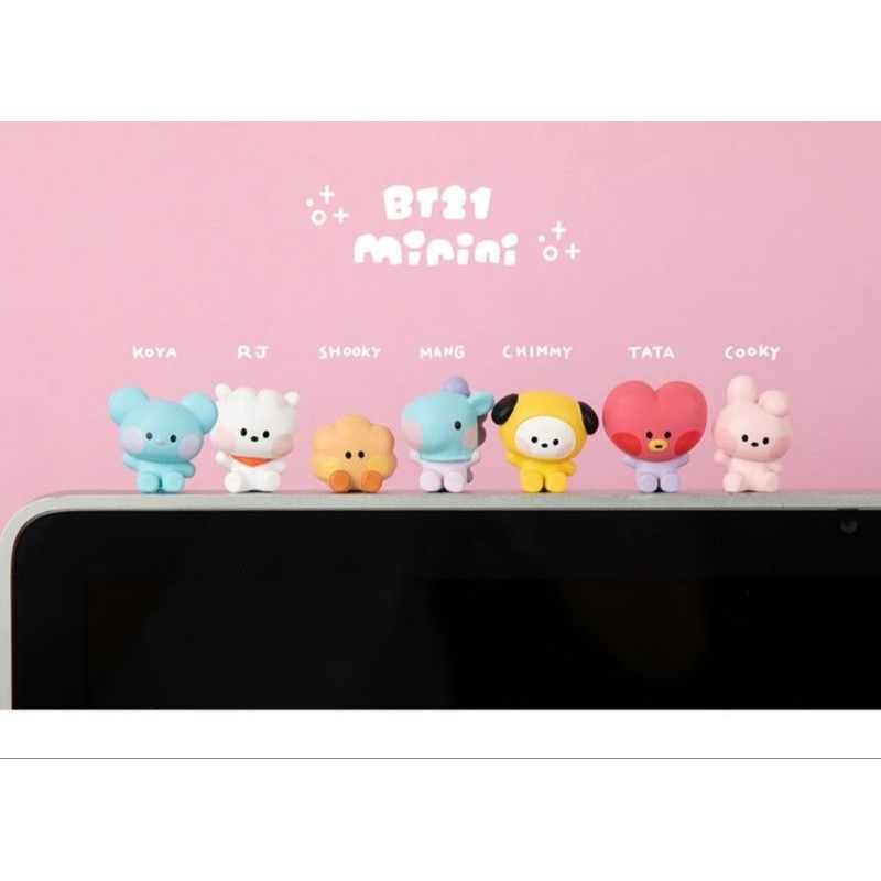 READY OFFICIAL BT21 MONITOR FIGURE (READ DESCRIPTION)