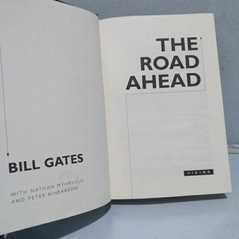 หนังสือ THE ROAD AHEAD - BILL GATES