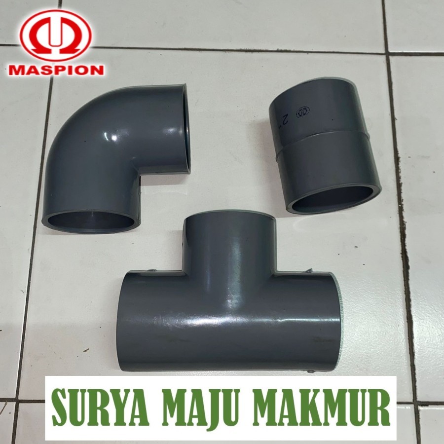 2 INCH PIPE CONNECTION MASPION AW KYI 2 INCH TEE 2 INCH SOK 2 INCH MASPION AW LT ELBOW