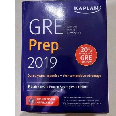 GRE Prep Book 2019 ใหม่