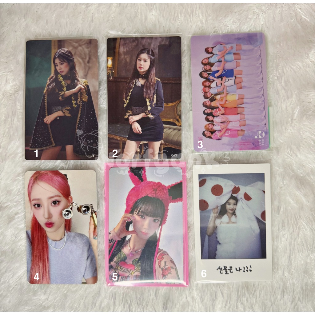 ทั้ง 10 พัน รูปี! Photocard Girl Group ผสม IZ*ONE Kang Hyewon IU WJSN EL7Z UP Yeoreum Hwiseo PC POB 
