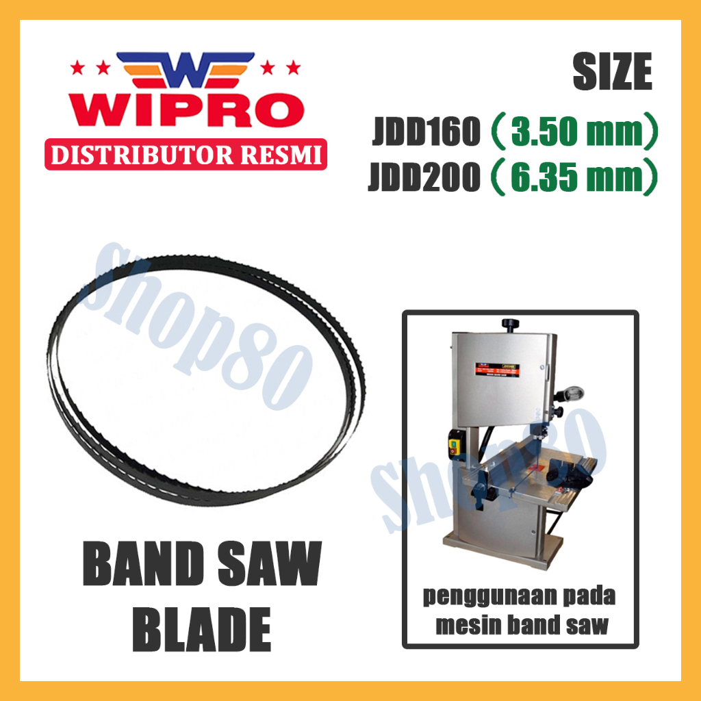 Mata MESIN Wipro Band Saw Blade JDD160 JDD200 JDD 160 200 ใบเลื่อยวงเดือน