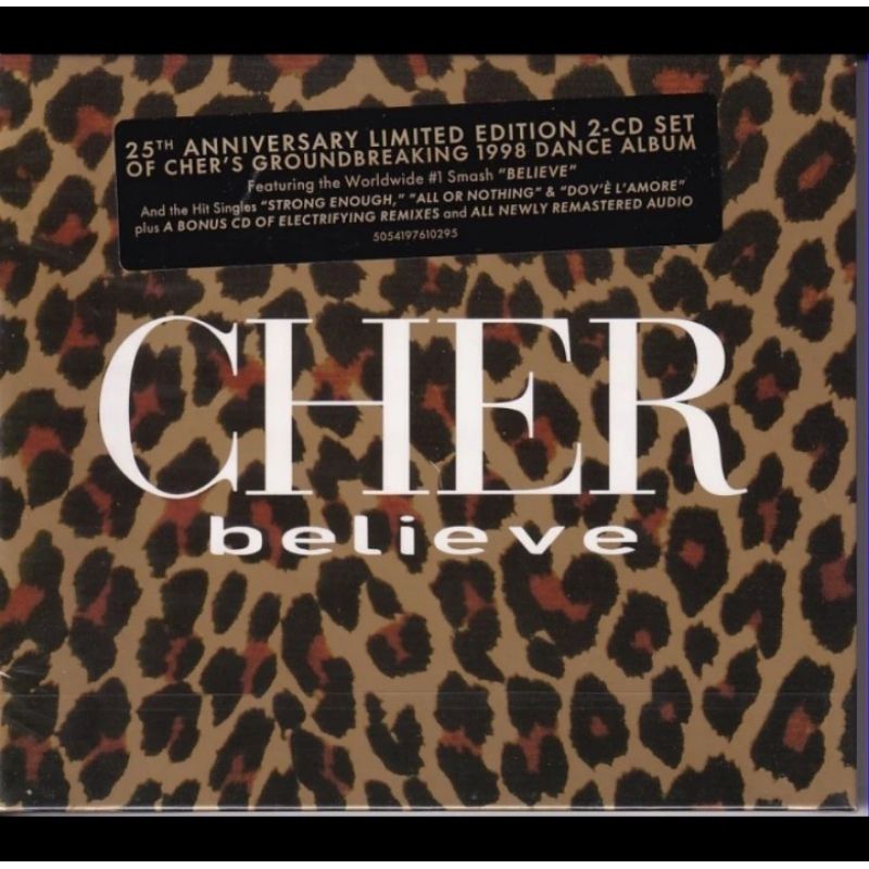 แผ่น Cd CHER BELIEVE 25TH ANNIVERSERY (2CD) นําเข้า ลิมิเต็ดอิดิชั่น