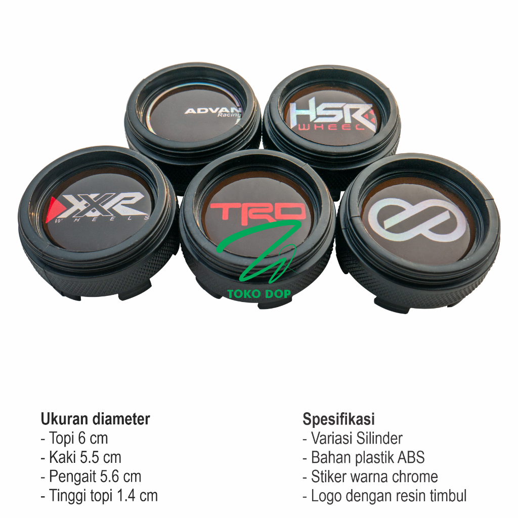 5.5 CM FOOT CYLINDER RIM COVER 6 CM HAT ADVAN BS ENKEI HSR KIA OZ RACING RAYS SSR TRD VOLK VOSSEN WO