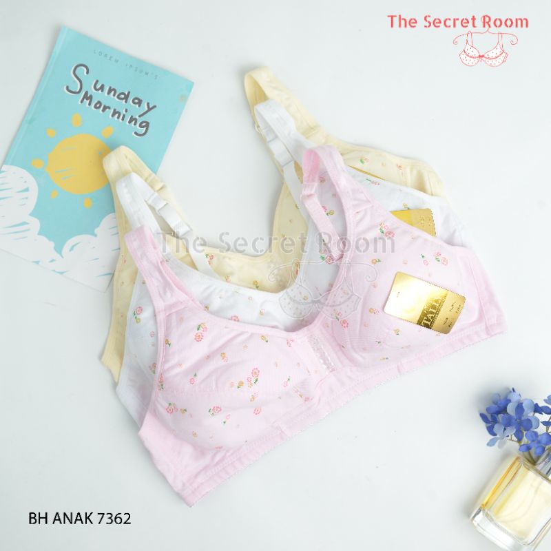 TALLY BRA BH TEENAGER ABG 7362 I CUP AI FULL CUP | NO FOAM I WIRELESS I SIZE 32 - 38 I HOOK 2