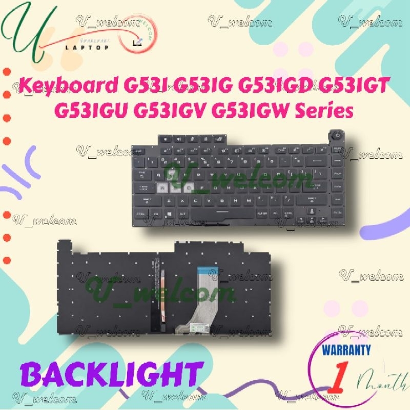 คีย์บอร์ด G531 G531G G531GD G531GTG531GU G531GV G531GW Series Backlight