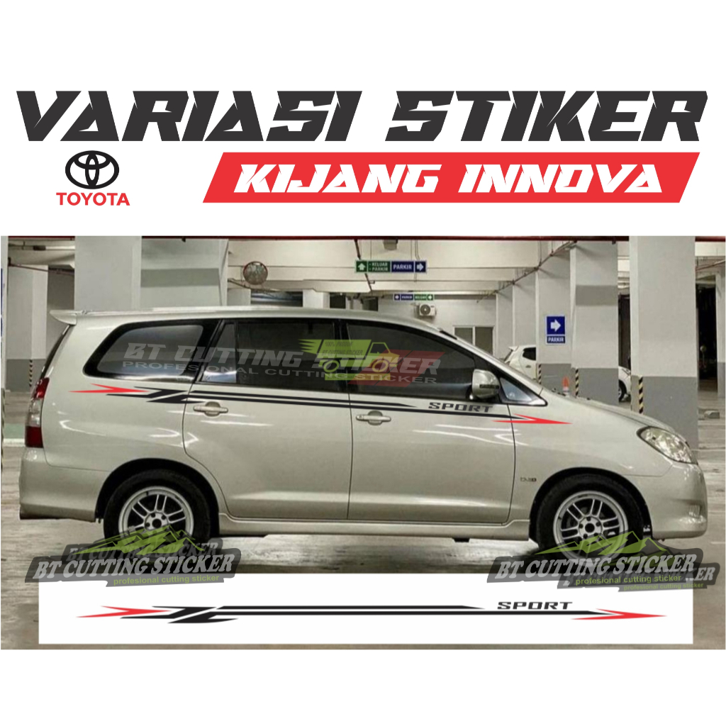 สติ๊กเกอร์ In2 kijang innova สติ๊กเกอร์ดีเซล รถ innova striping toyota innova สติ๊กเกอร์ toyota inno