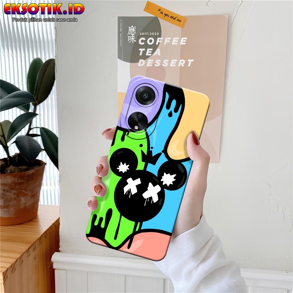 เคส Oppo A98 5G - เคส Oppo A98 5G - เคสแฟชั่นล่าสุด - Oppo A98 5G Silicone - Cool and Cute Motif - เ