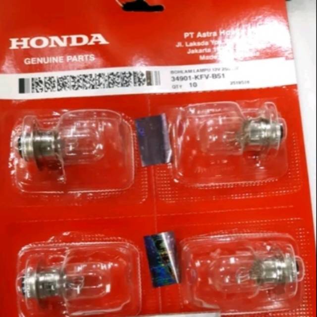 LE AHM LIGHT BULB 34901-KFV-B51 HGP 100% DOP BULB LIGHT-BOHLAM HONDA BEBEK VARIO BEAT GRAND