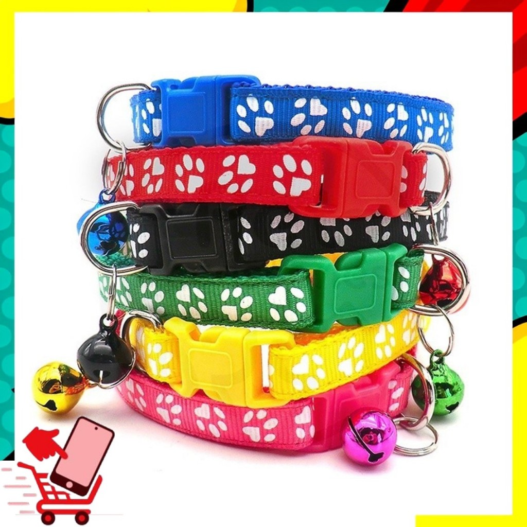 FPS ปลอกคอแมว กระดิ่งสัตว์เลี้ยง สายคล้องคอสุนัขขนาดเล็ก กระดิ่ง ปลอกคอสัตว์เลี้ยง สุนัข ลูกแมว รอยเ