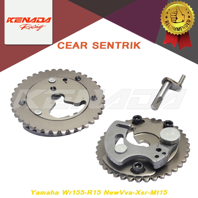 RACING CENTRIC GEAR SHIFT WR155 - R15 NEW VVA - XSR - MT15 38 T 38T - ADJUSTABLE TIMING GEAR WR155 -