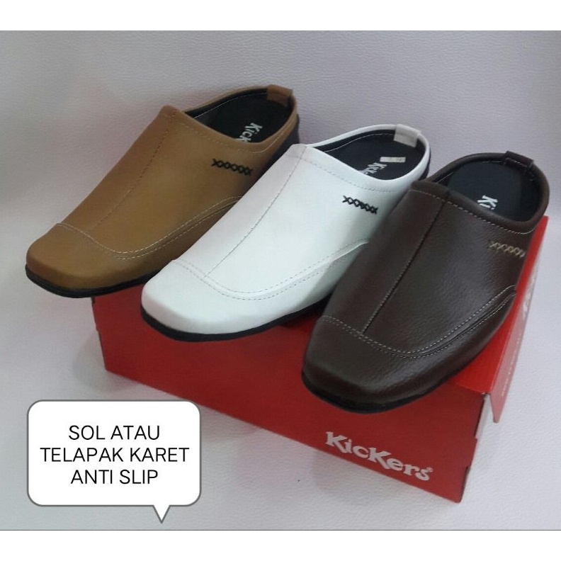 Art D18U Mens kicker slipper รองเท้า kirners Haib รองเท้าแตะ Shoesanti slip Sole หรือยาง Sole