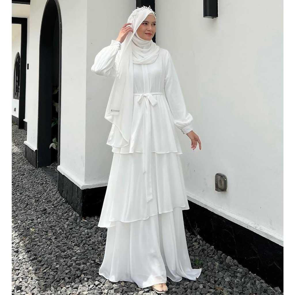 Zuca Shop Alisa Maxi Dress+Veil รุ่นใหม่ล่าสุด เดรสเชิญหรูหราร่วมสมัยที่หรูหรา มีไซส์ M, L,XL, และ X