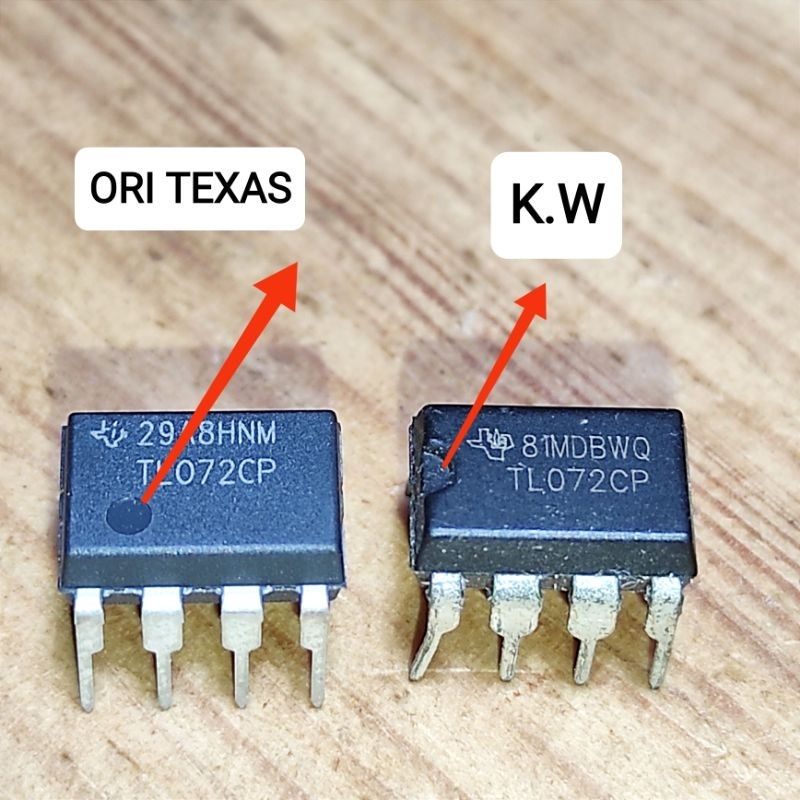 TL072 ต้นฉบับ TEXAS IC Dual OpAmp TL 072 TL072CP JRC072 OP AMP ทางเลือก JRC4558 JRC4580 NE5532 NE553