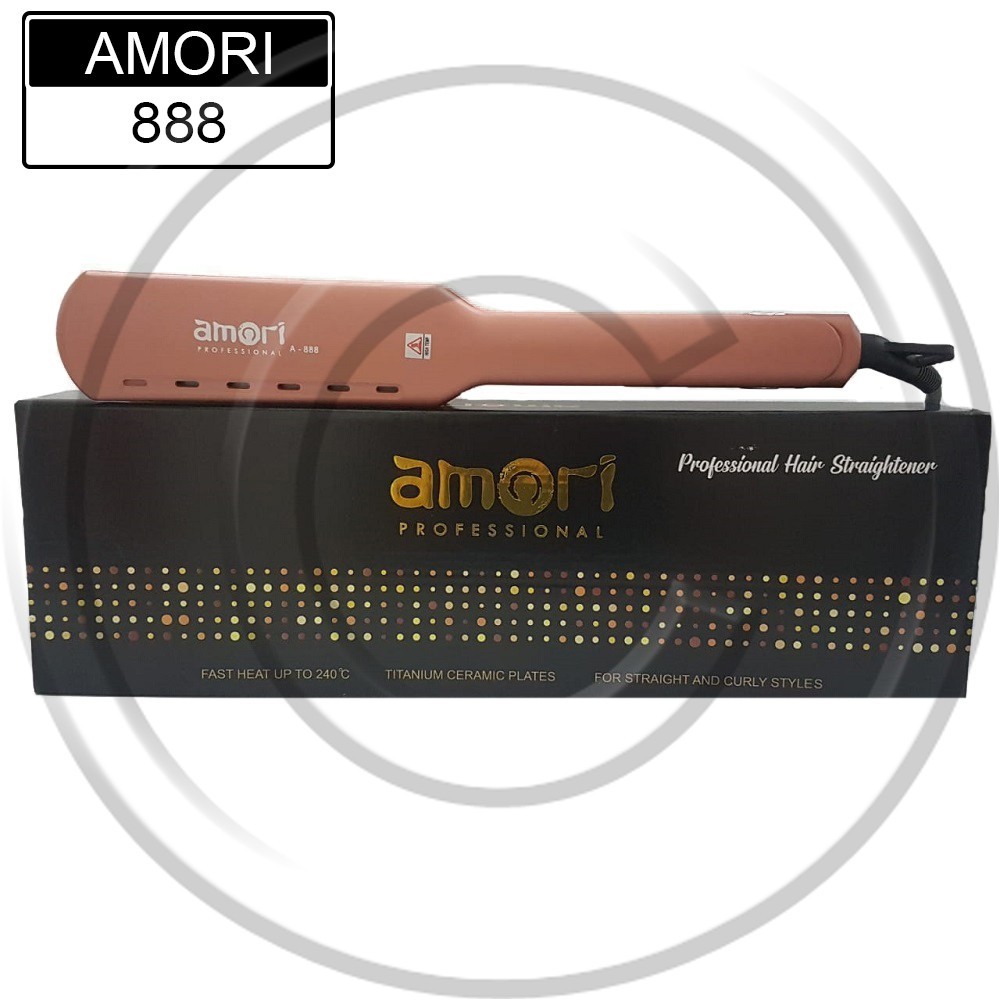 Amori / AMORI-888 / 2in1 Straight Wide Plate Hair Straightener