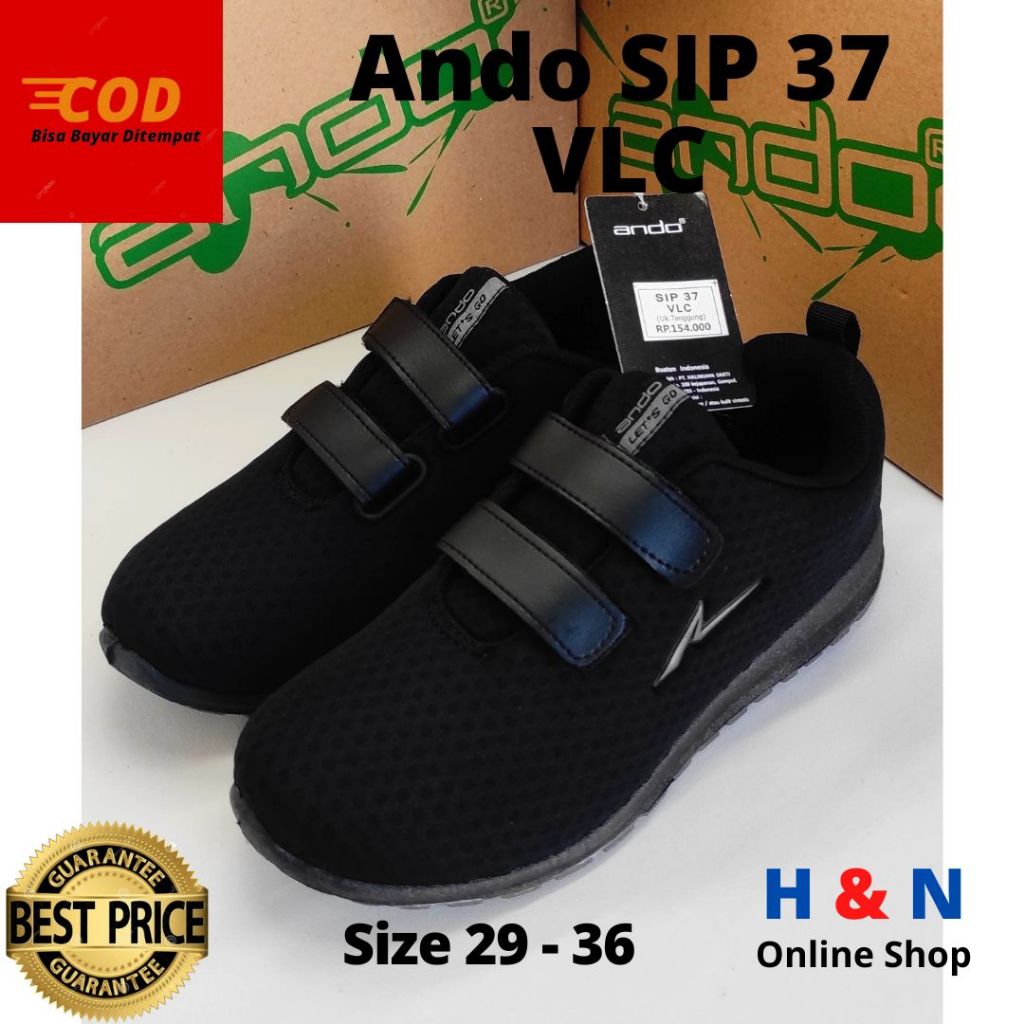 H &n Online Shop - รองเท ้ านักเรียน - ANDO SIP 37 VLC - SIZE 29-36
