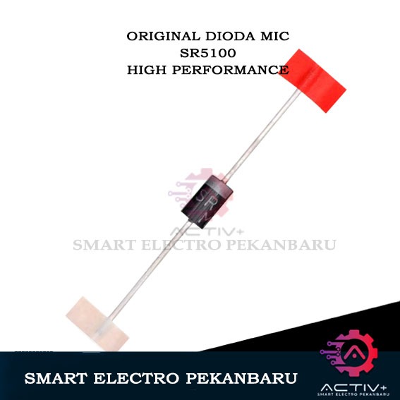 Original SR5100 MIC DIODE (ขาทองแดง) Schottky 5A 100V DIODE SR5100 DIODE SB5100 MBR5100DIP Schottky 