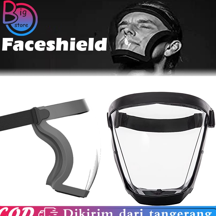 รหัส K36F Face Shield อะคริลิค Anti Fog Mask แว ่ นตา Face Shield Full Face
