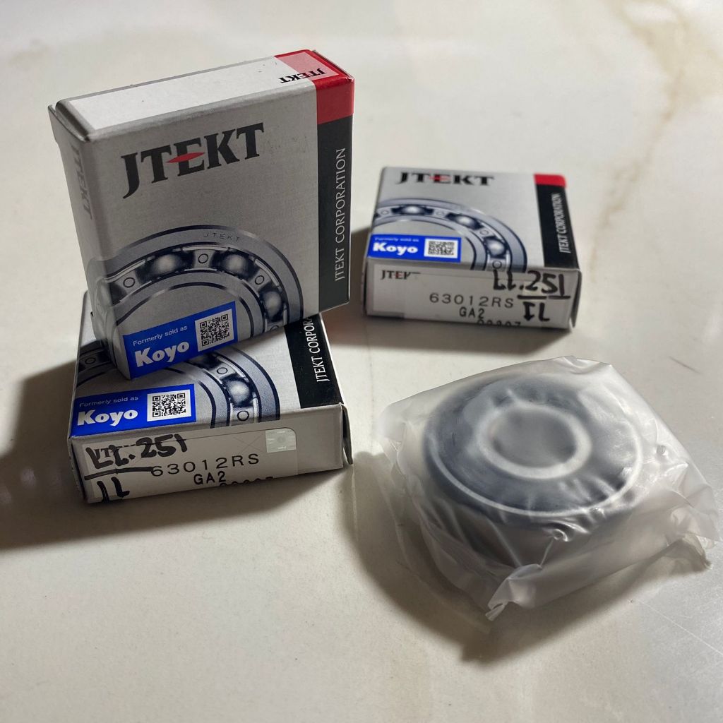 KOYO 2 แบริ่งล้อแบริ่ง Lahar Laker 6301 2RS 63012RS 6301-2RS