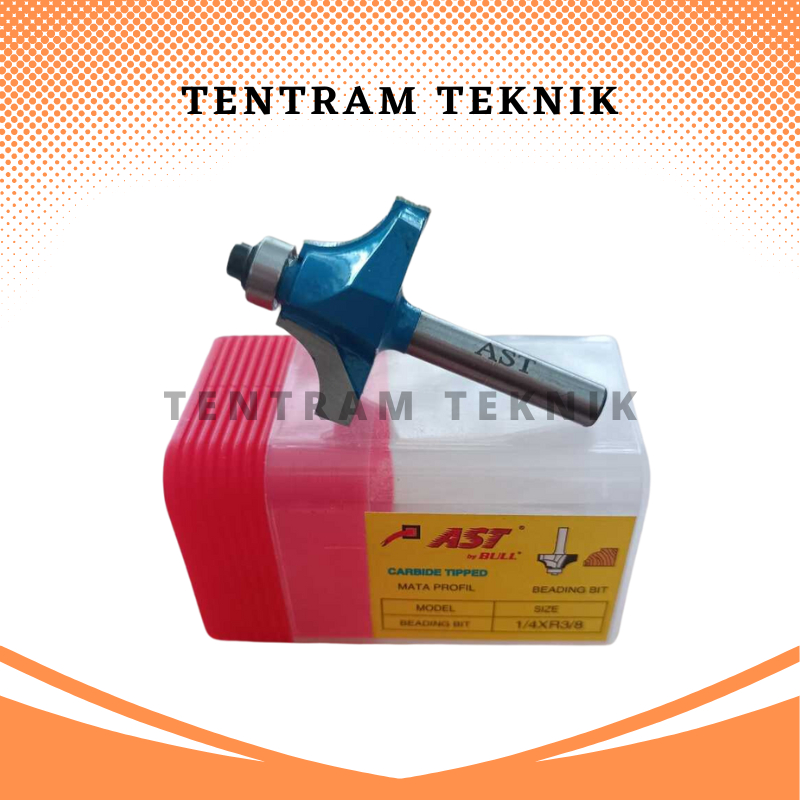 MATA ไม้โปรไฟล์ Bit Beading Bit 1/4 "x 3/8" 10 มม.AST/ประดับด้วยลูกปัด Bit Profile Bit 10 มม. AST