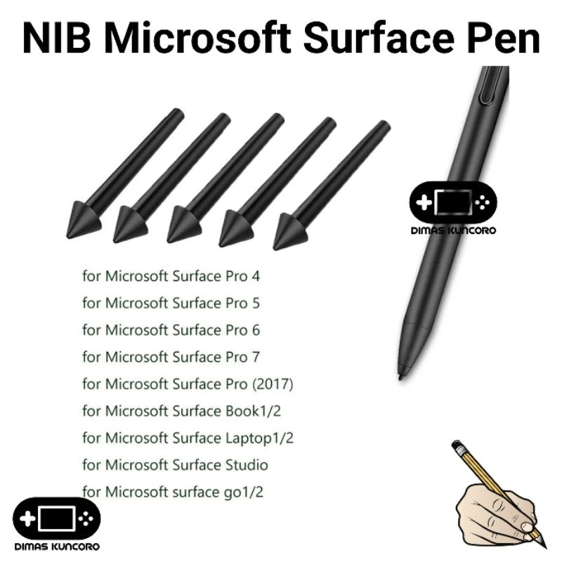 Nib Microsoft Surface PEN ปลายปากกา tip book studio go 1 2 3 nibs เปลี ่ ยน