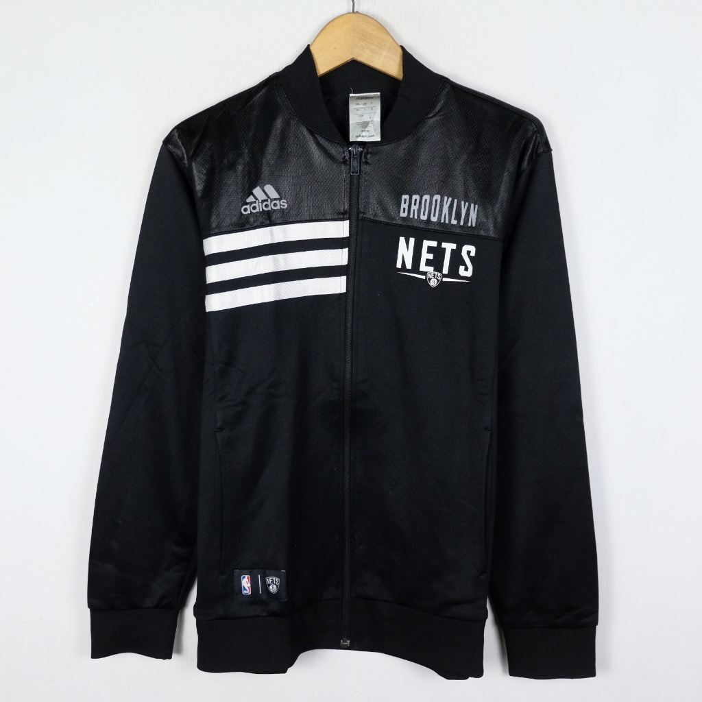 Adidas NBA BROOKLYN NETS TRACKCTOP Jacket ( TT18🌹 SIZE L ORIGINAL PRELOVED