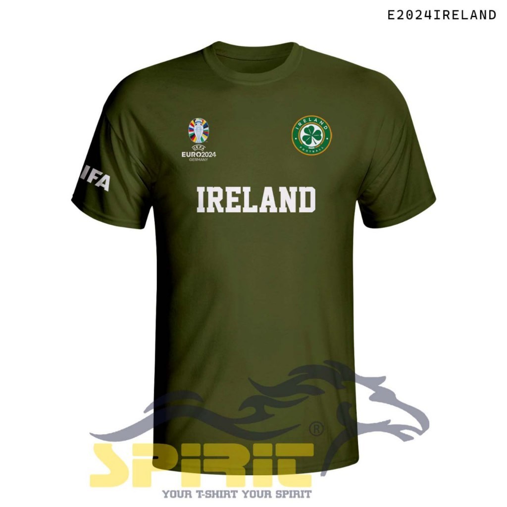 เสื้อยืด jersey ireland/ireland UEFA Euro 2024
