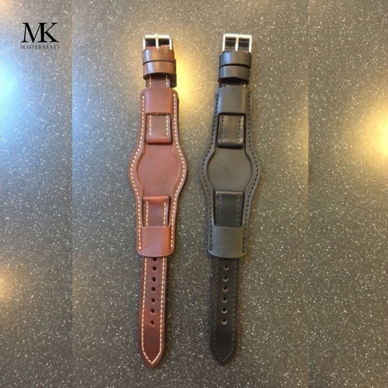 Mk022 สายนาฬิกาหนังแท้