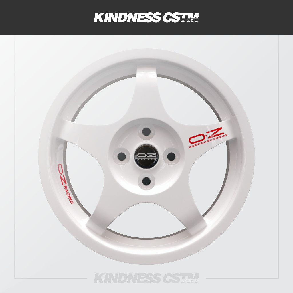สติ๊กเกอร์ขอบแรลลี่ oz racing สําหรับสติ๊กเกอร์ oz chrono