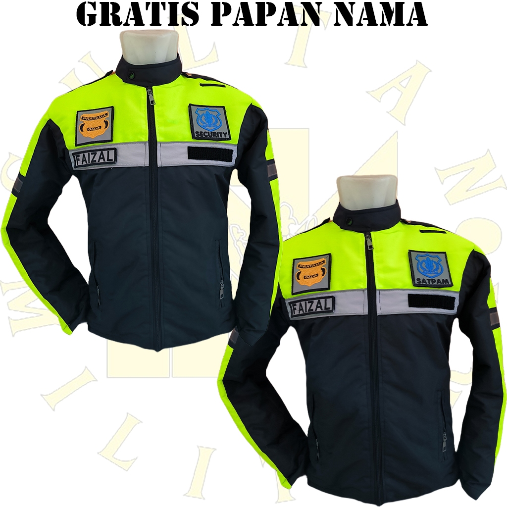 Sultan_militatory NEWEST STRIP/PALANG SECURITY JACKET, กันน้ํา TASLAN MATERIAL