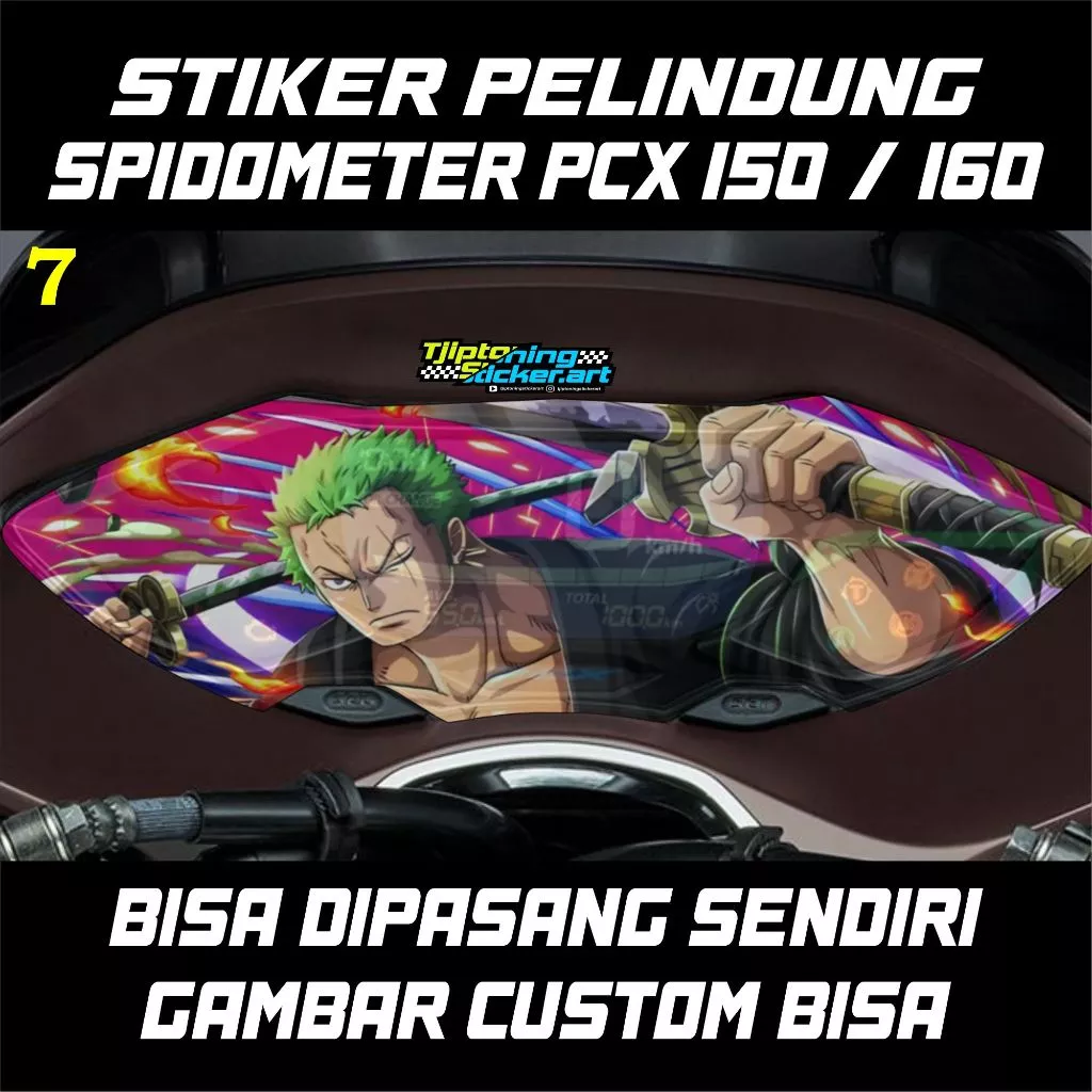 สติ๊กเกอร์หน้าไมล์ SPEEDO TRANSPARENT ONE PIECE สำหรับ PCX 150/160 thumbnail 9