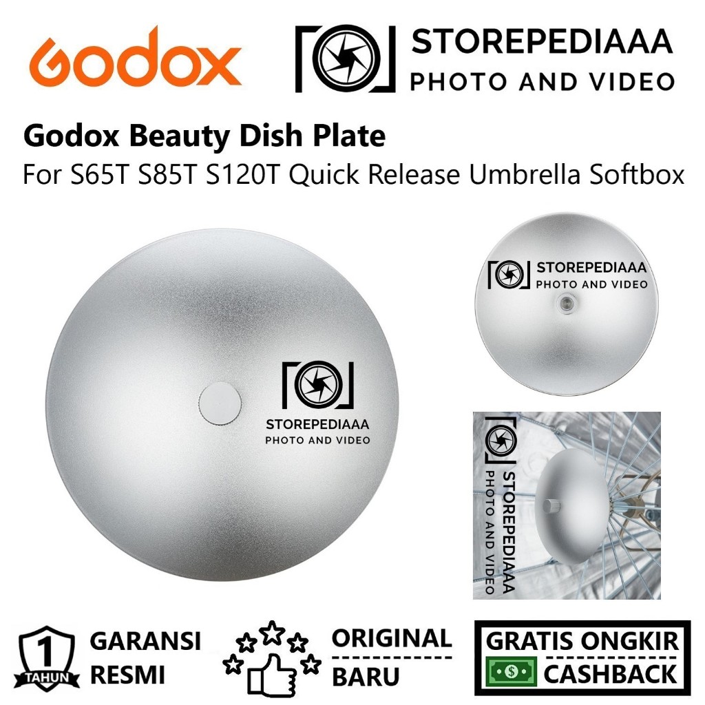 Godox Beauty จานแผ่นสะท้อนแสงสําหรับ S65T S85T S120T Quick Release ร่ม Softbox