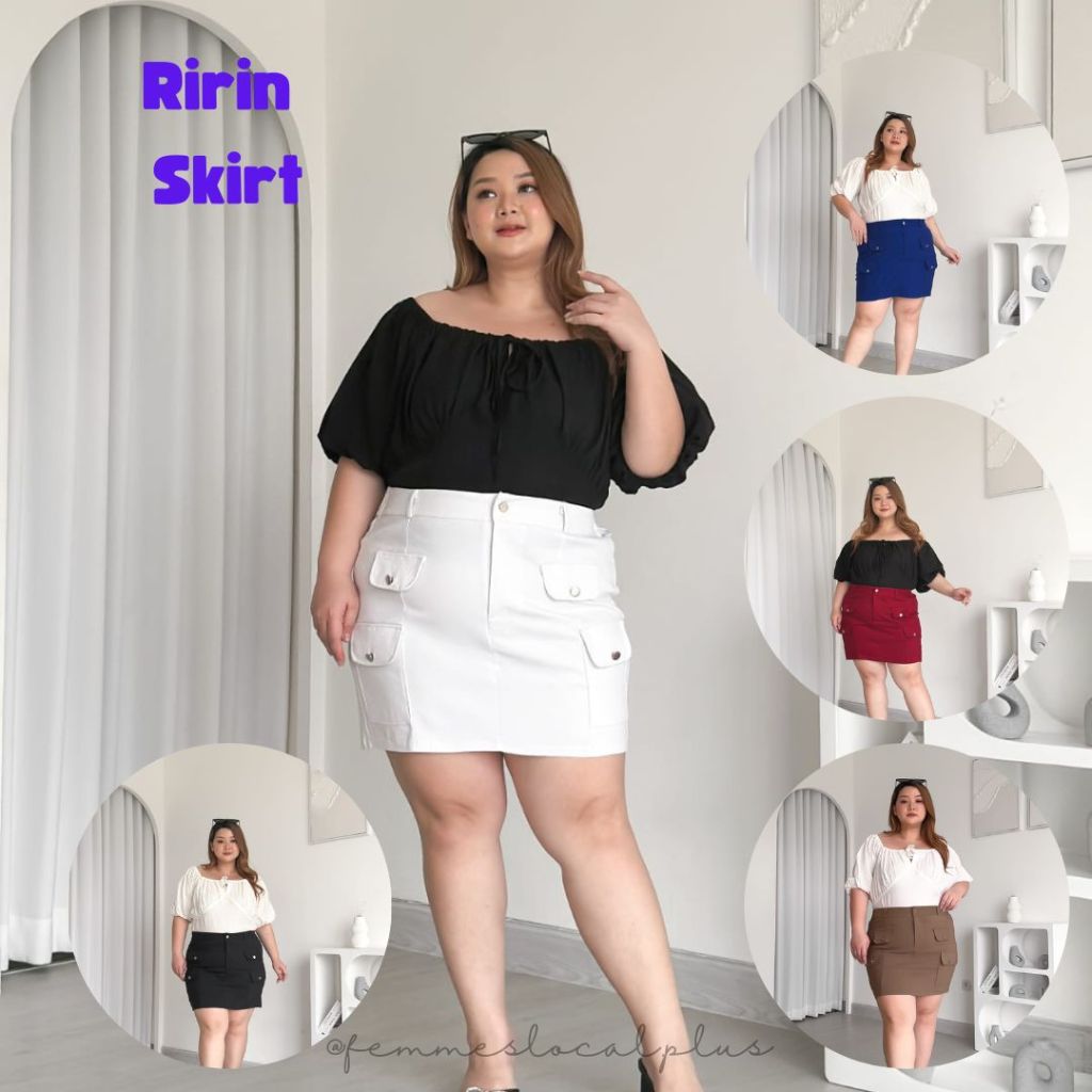 Femmeslocal RIRIN SKIRT BIGSIZE SKIRT PREMIUM MATERIAL