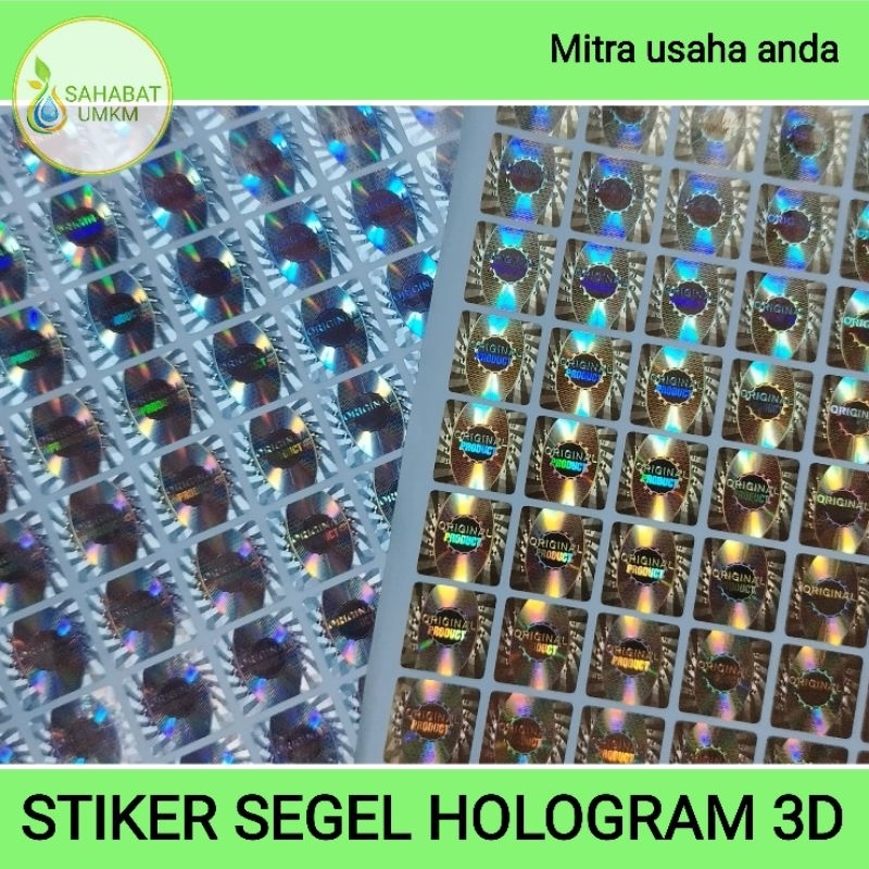 Original 3D HOLOGRAM SEAL STICKER กล่อง 1,6x1,6cm - ข้อความศีลเสีย "VOID"