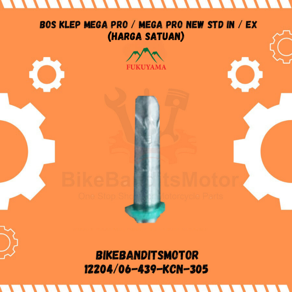 Mega pro / Mega Pro New std In/Ex Fukuyama Valve Boss (2 ชิ้น)