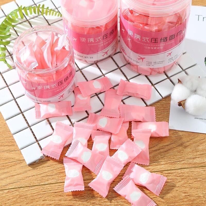 MINI FACIAL TISSUE PORTABLE FACIAL TISSUE TRAVEL TISSUE COMPRESS MASK MINI FACIAL TISSUE