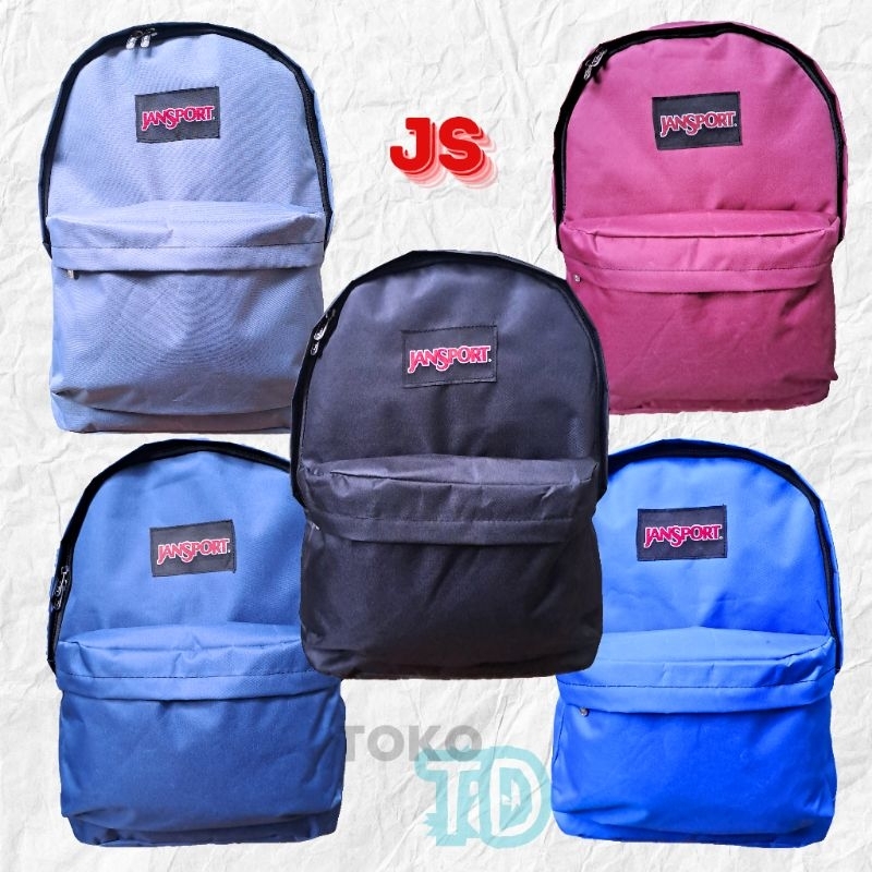 กระเป๋าเป้นักเรียนธรรมดา Jansport js รุ่นสําหรับวัยรุ่นที่มีปัจจุบันที่ได้รับความนิยมมากที่สุดในปีนี