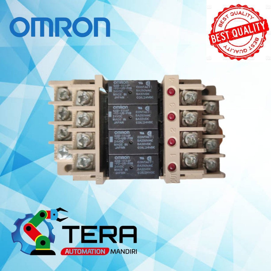 G6B-4BND รีเลย์แม่เหล็กไฟฟ้า DC 24V รีเลย์เทอร์มินัลขนาดกะทัดรัดพร้อม 4