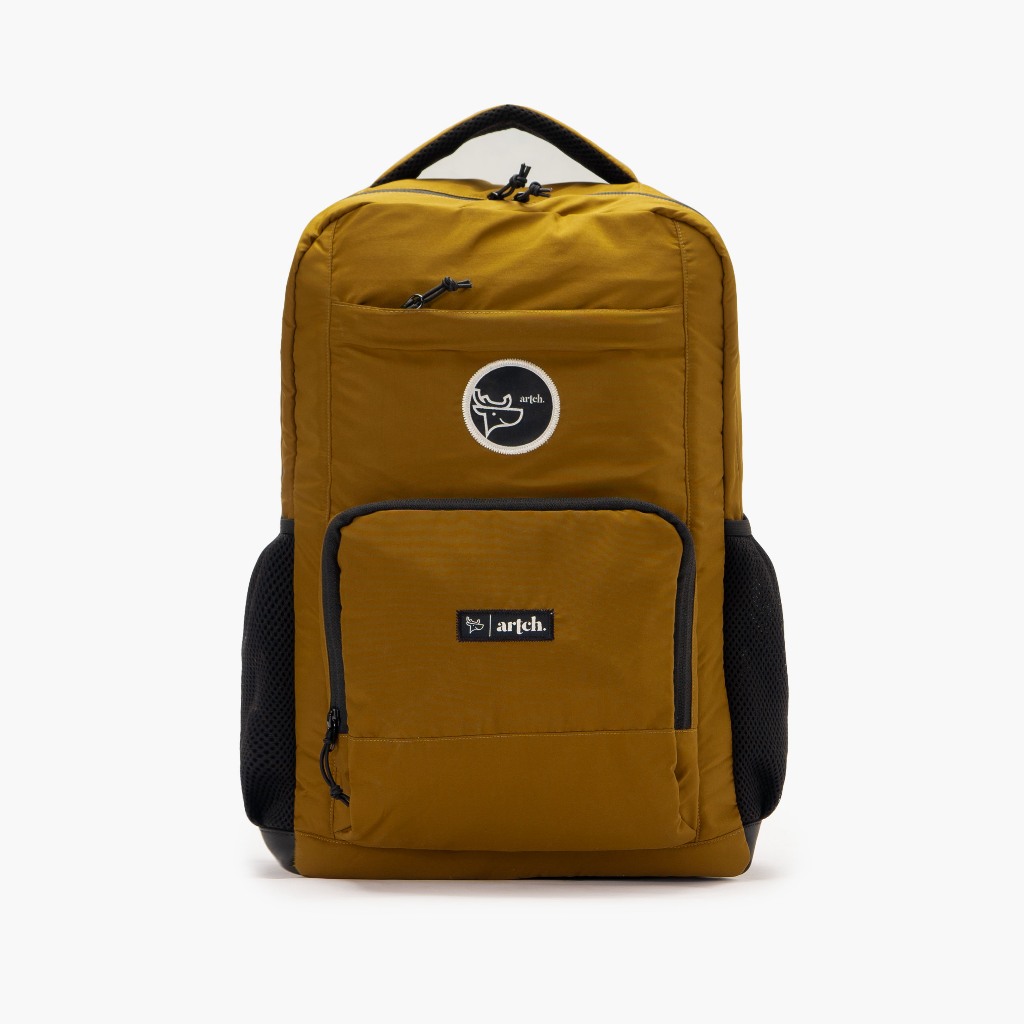 [ นําเข ้ า ] - Street Pack Brown - กระเป ๋ าเป ้ สะพายหลัง