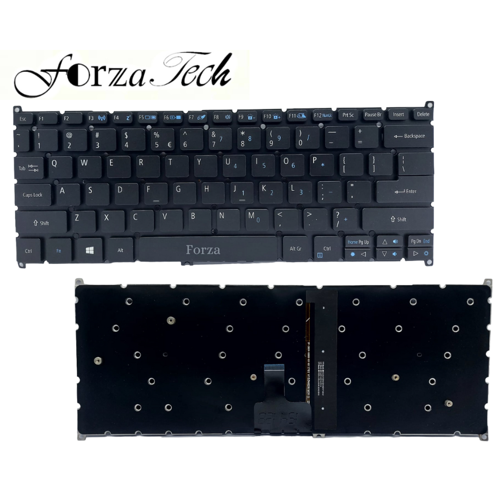 แป้นพิมพ์แล็ปท็อป Acer Aspire R5-431T R5-471T R7-372T R14 R5-471 R5-471T-79G BACKLIGHT US NEW