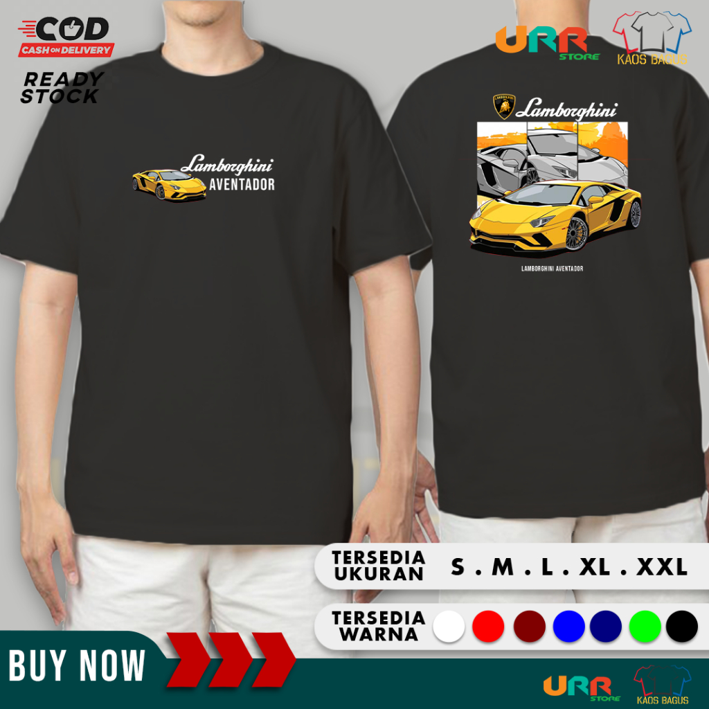 เสื้อยืดรถ Lambo Aventador Cool