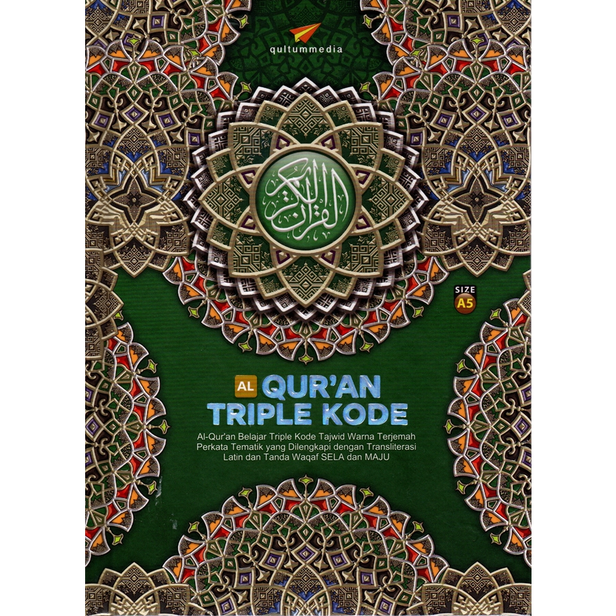 Gramedia Medan - AL QURAN TRIPLE CODE TAJWID COLOR TRANSLATION WORD A5 HC
