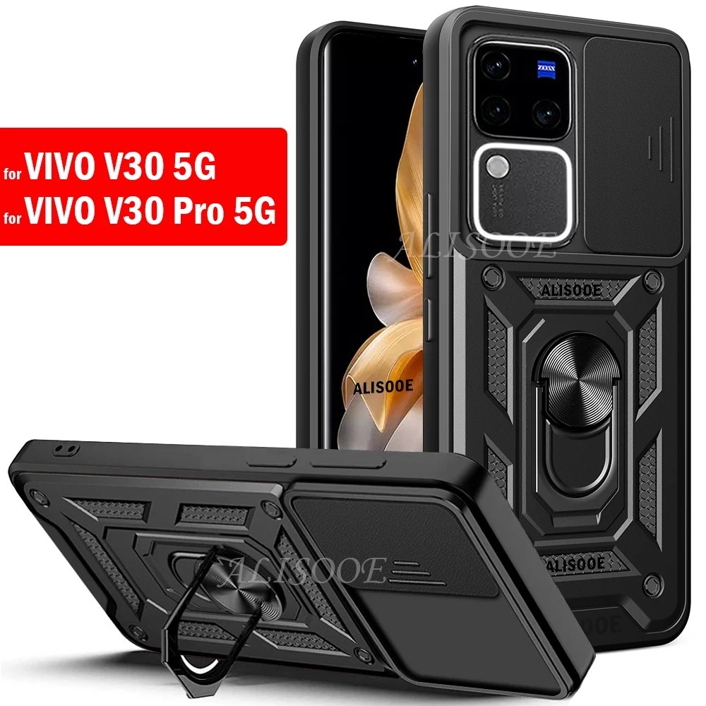 Vivo V30 - V30 Pro 5G Case Softcase SLIDE ARMOR CAMERA PROTECTION Case Casing Hp Vivo V30 - V30 Pro 